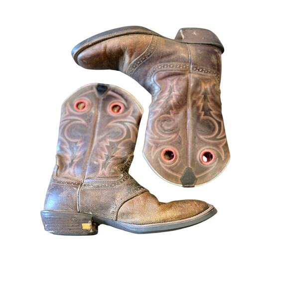 Justin SV2534 Sagan Brown Cowboy Boots Mens size 12 Western Utility - Picture 1 of 7